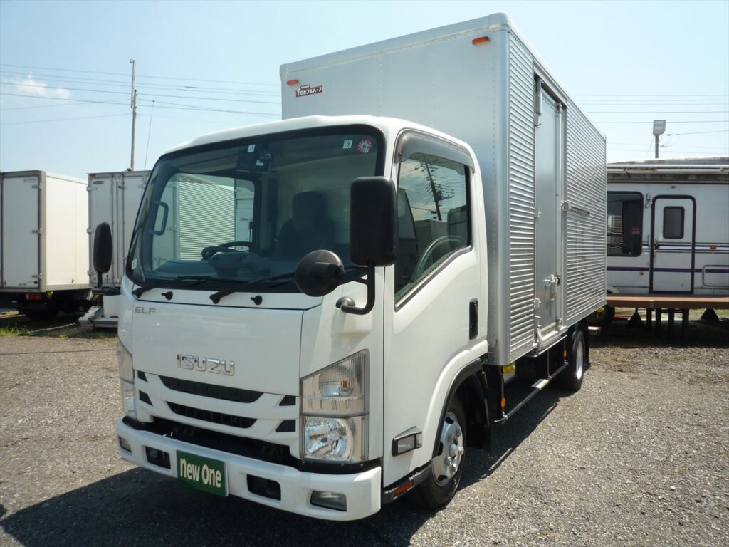 いすゞ エルフ 2t 標準 ロングアルミバン 車両総重量4975Kg - new one