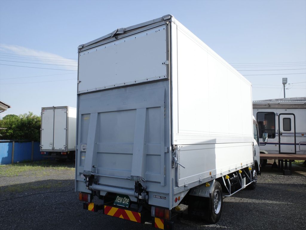 新明和製フルゲート 最大揚力 1000Kg ゲートプラットホーム寸法 長さ144cm ストッパー有効長114.5cm 幅203cm ストッパー有効幅191cm