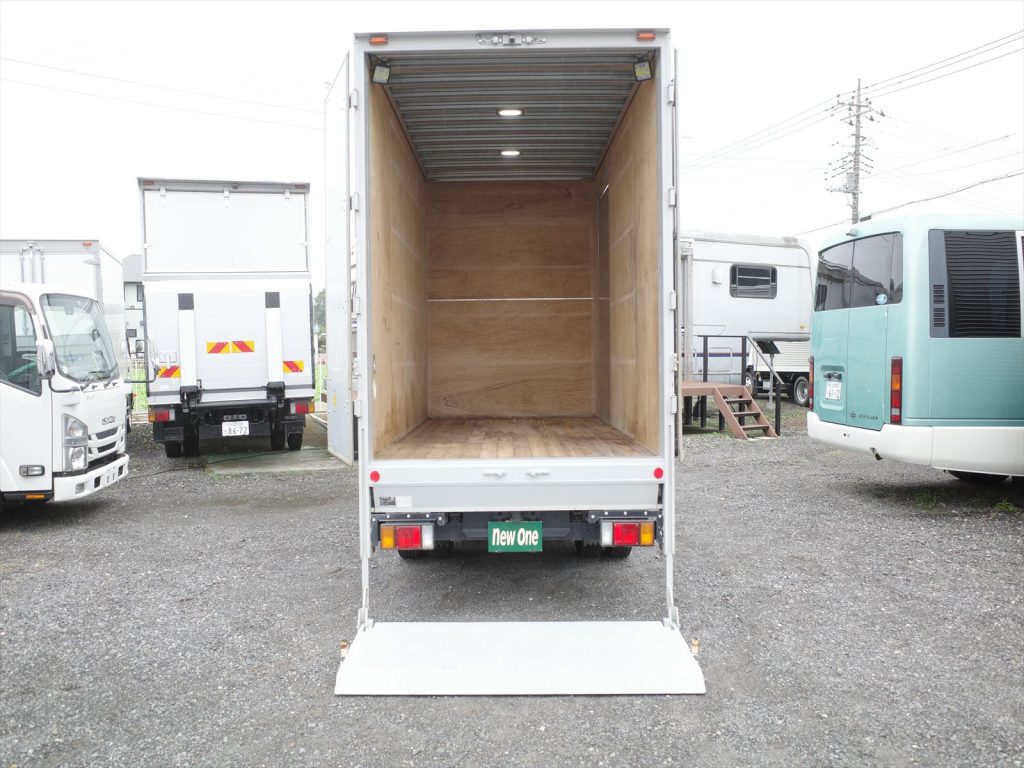 フルハーフ製アルミバン 新明和製垂直ゲート 揚力600Kg工番 T3DV564 載せ替えなし!