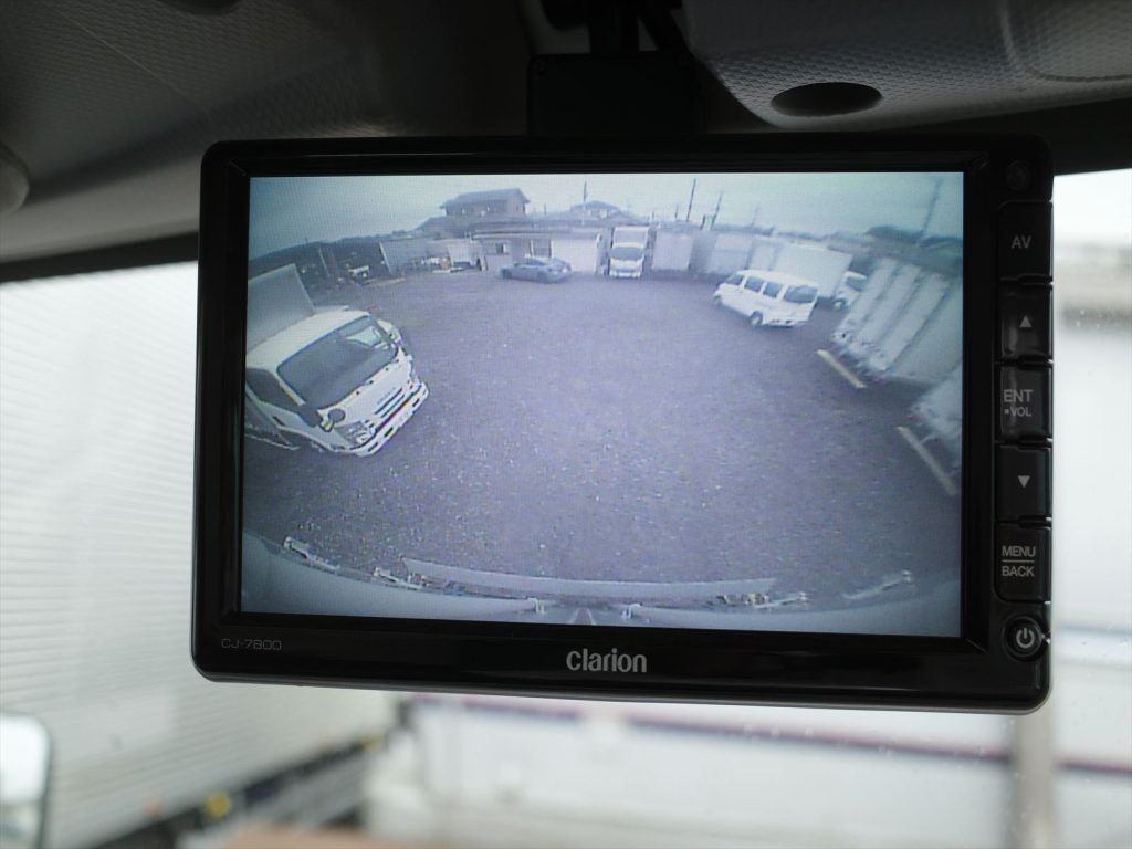 バックカメラも装備されております!