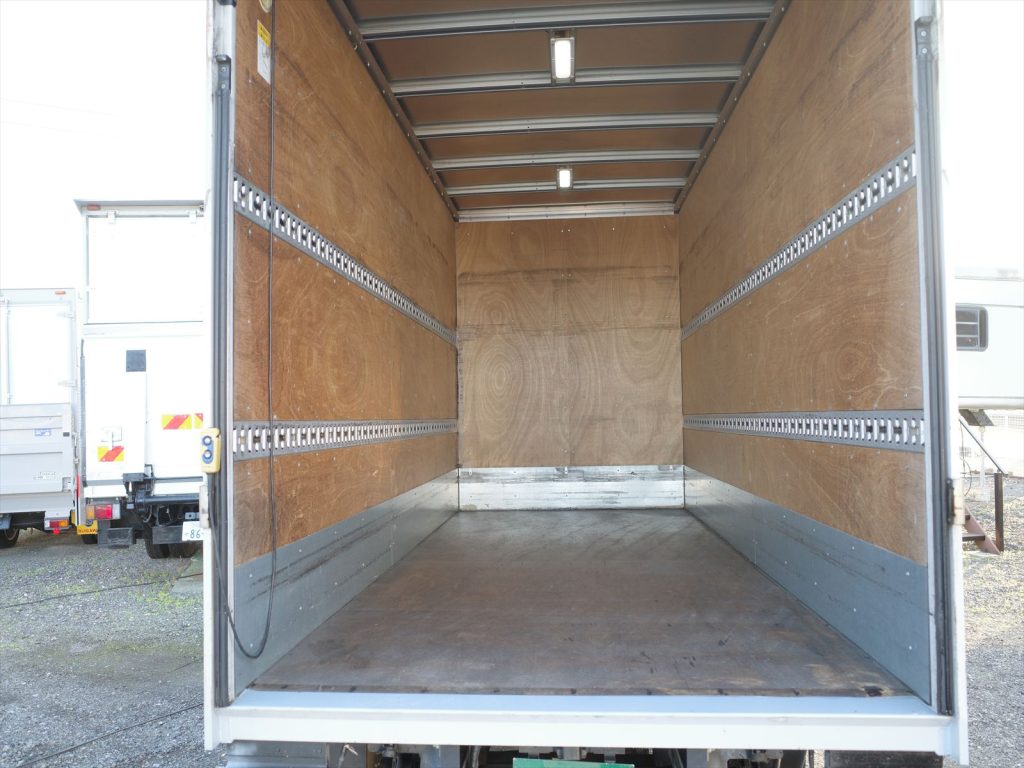 パブコ製 アルミバン 工番666N1852 荷室内寸 長さ430cm 幅176cm 高さ207.5cm 門高198cm ラッシング2段