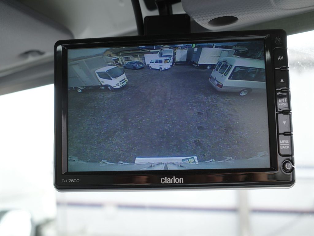 バックカメラも装備されております!